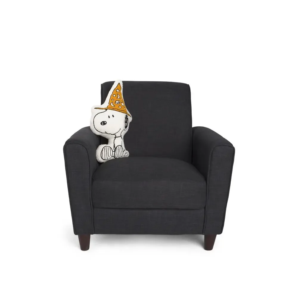 Peanuts Snoopy Shaped Sherpa Pillow Halloween Witch Wizard Hat NEW